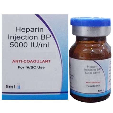Heparin (Injection) .